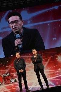 Kenji Kamiyama (esquerda) e Shinji Aramaki (direita) Kenji Kamiyama (esquerda) e Shinji Aramaki (direita)