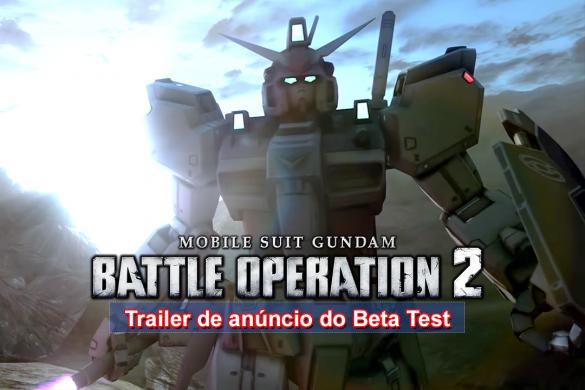 Início das inscrições do Beta test de Gundam Battle Operation 2