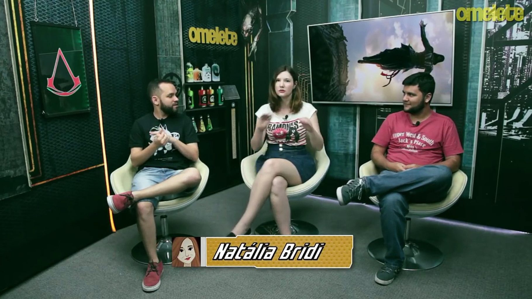 Natália Bridi no Omelete Natália Bridi no Omelete