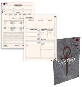 FICHAS DE PERSONAGEM PAR VAMPIRO: A MÁSCARA 5ª EDIÇÃO FICHAS DE PERSONAGEM PAR VAMPIRO: A MÁSCARA 5ª EDIÇÃO